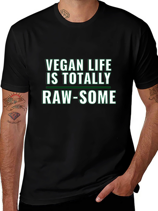 Vegan Life Raw-Some Graphic Tee