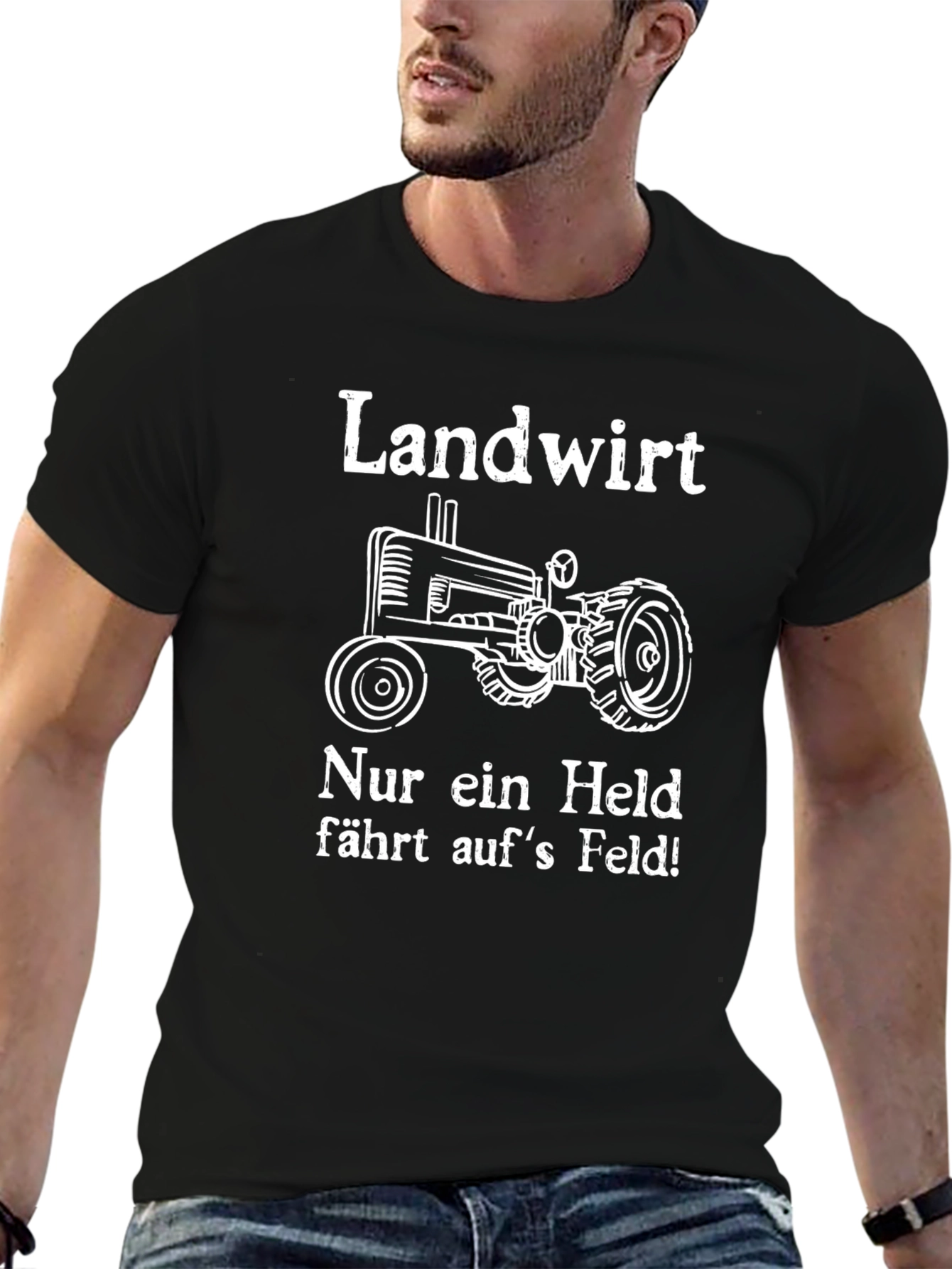 Landwirt Tractor Graphic Tee - Farmer Hero T-Shirt
