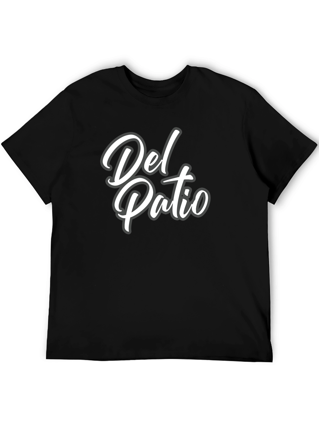 Del Patio Black T-Shirt