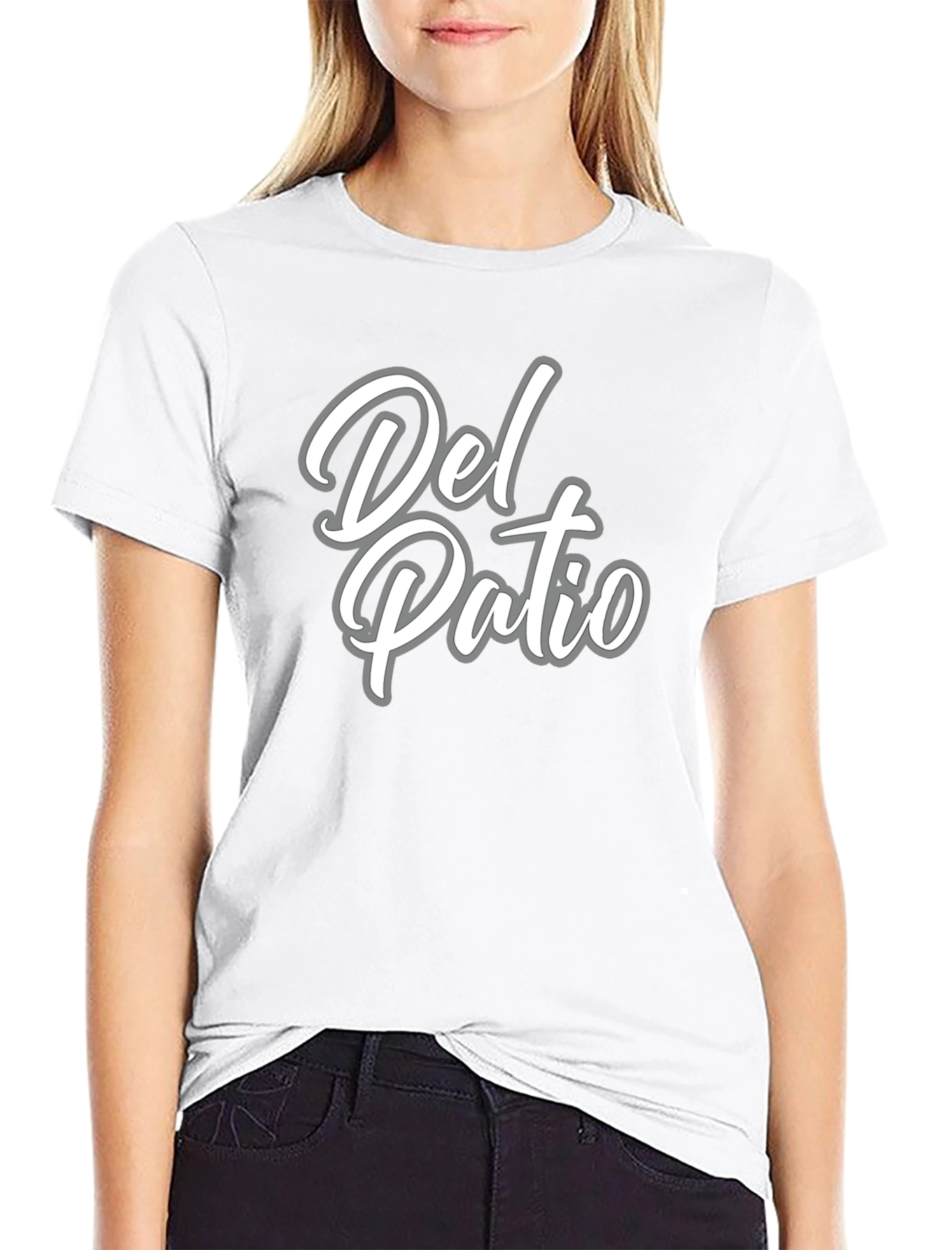 Del Patio Black T-Shirt