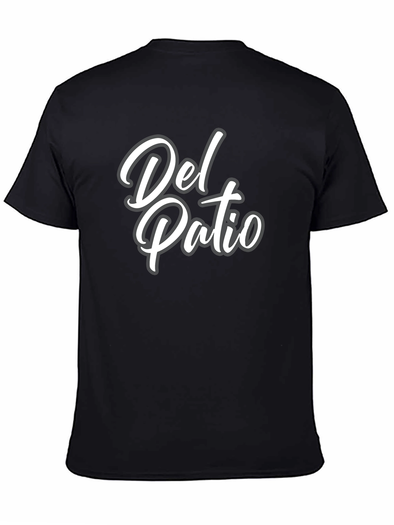 Del Patio Black T-Shirt