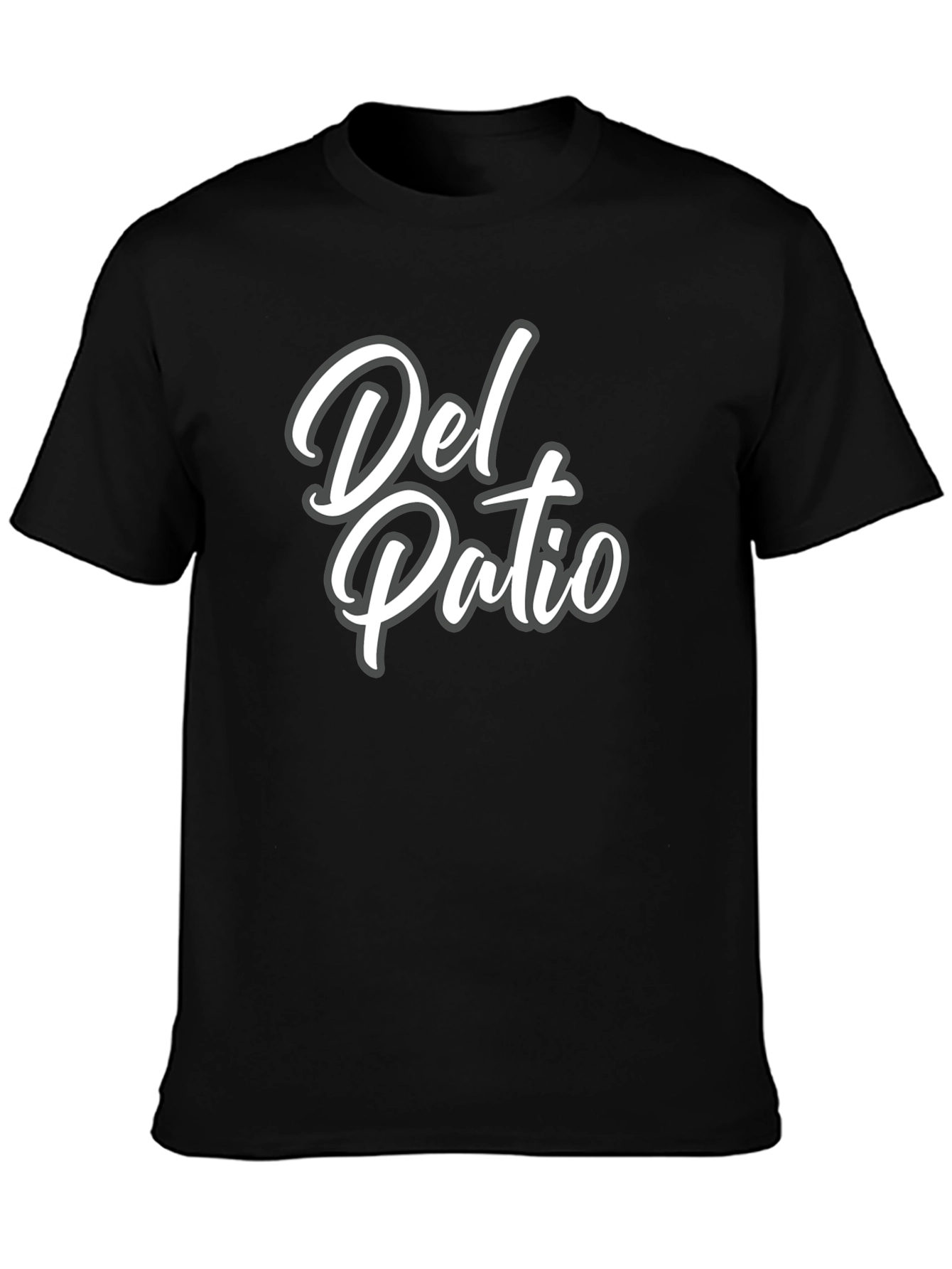 Del Patio Black T-Shirt