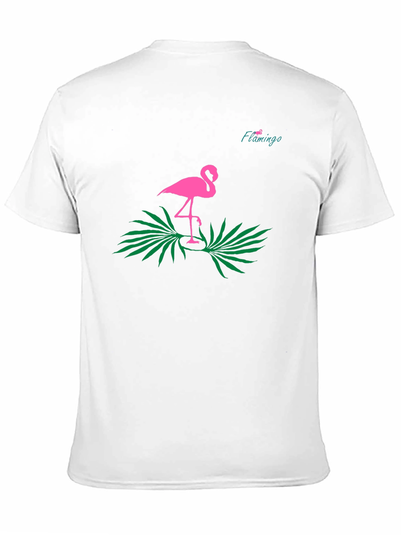 Flamingo Graphic Tee - Tropical Style