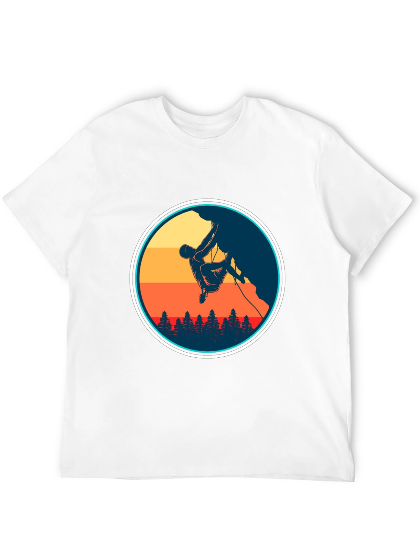 Climbing Silhouette Graphic Tee - Adventure Ready!