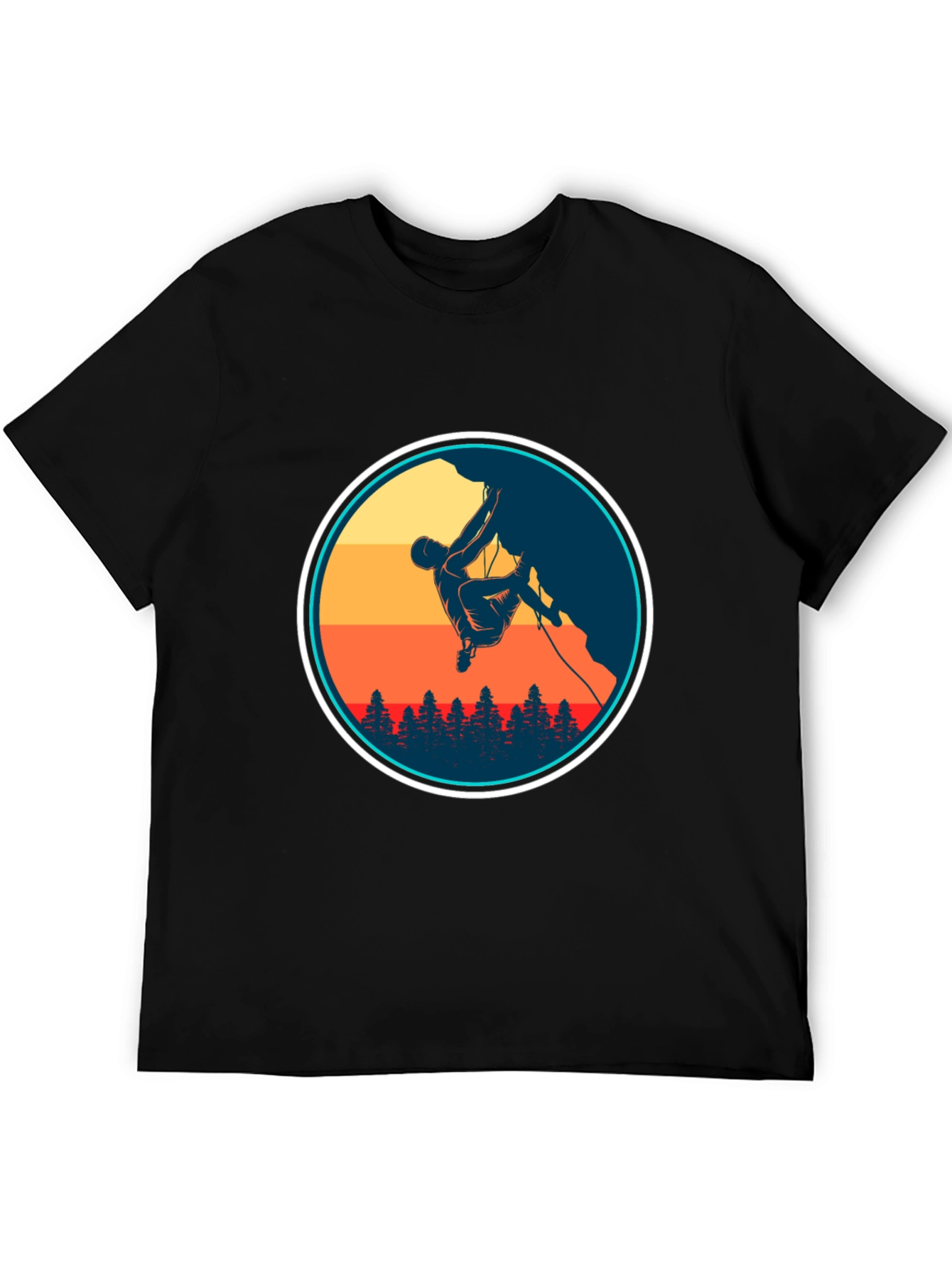 Climbing Silhouette Graphic Tee - Adventure Ready!