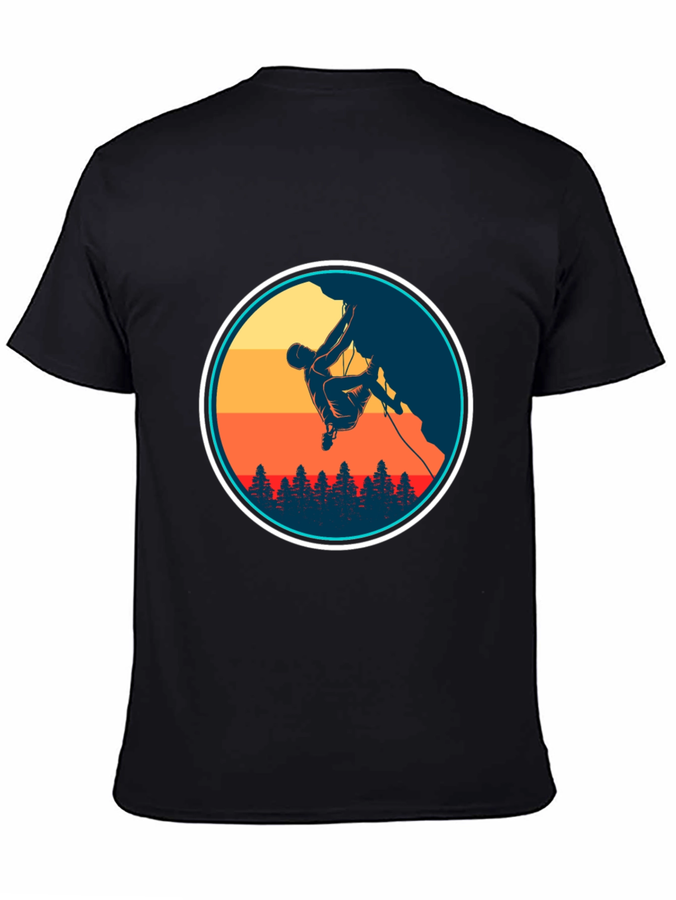 Climbing Silhouette Graphic Tee - Adventure Ready!