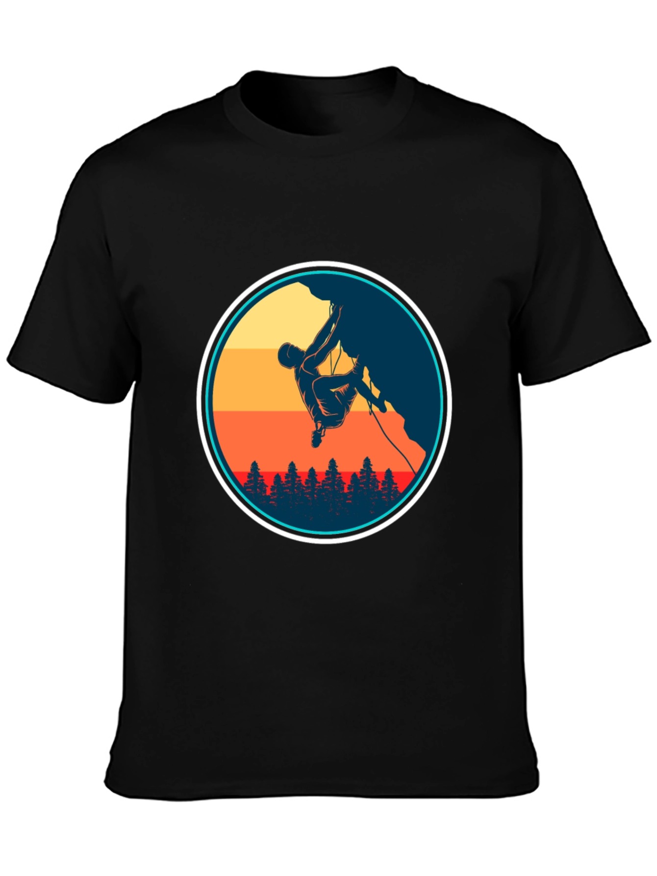 Climbing Silhouette Graphic Tee - Adventure Ready!