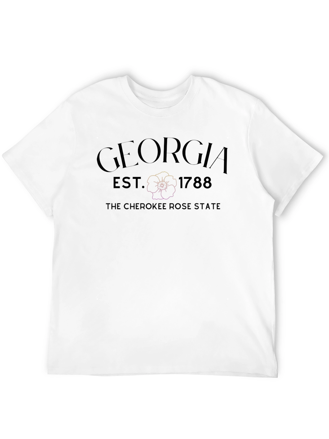 Georgia Cherokee Rose State T-Shirt