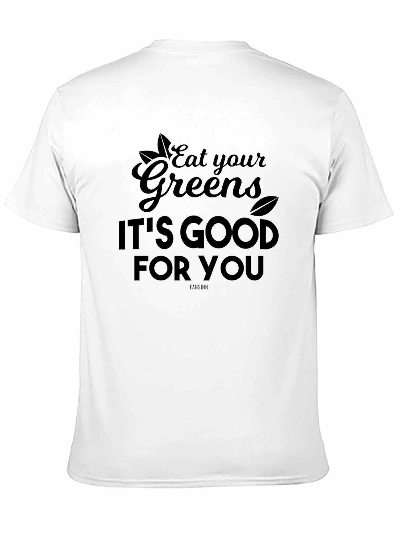 Eat Your Greens Graphic Tee - Unisex Black T-Shirt