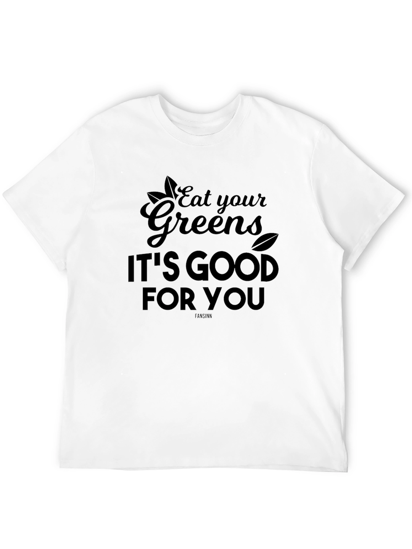 Eat Your Greens Graphic Tee - Unisex Black T-Shirt