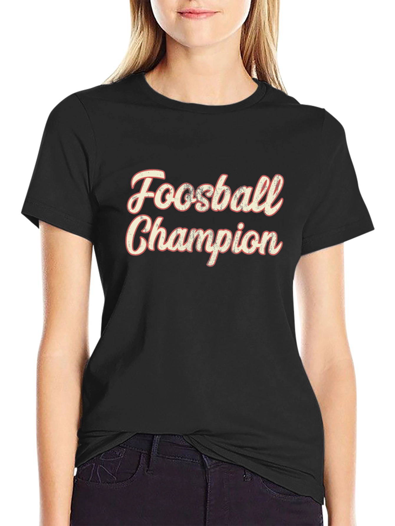 Foosball Champion T-Shirt - Black