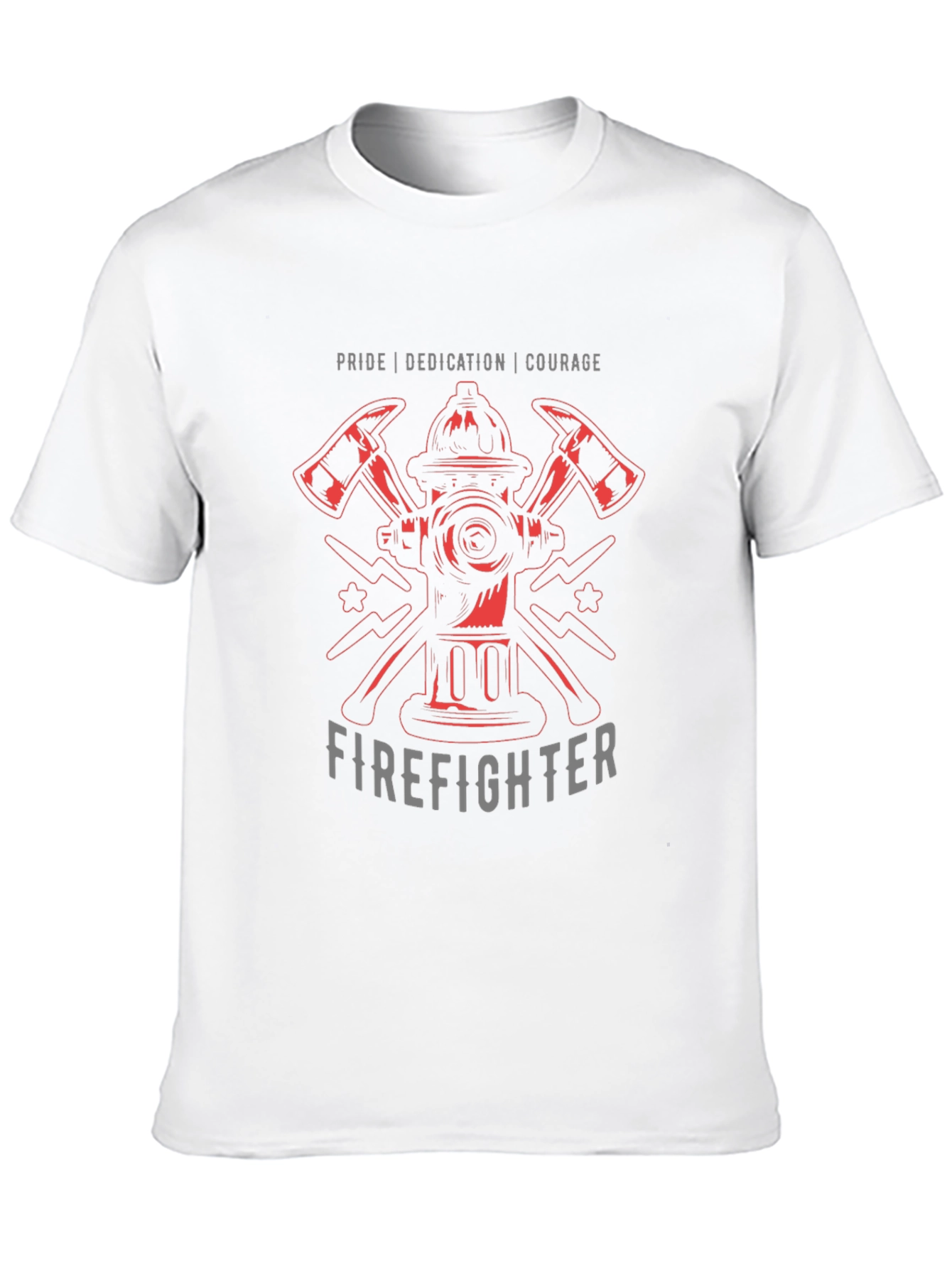 Firefighter Pride Tee - Courage Dedication