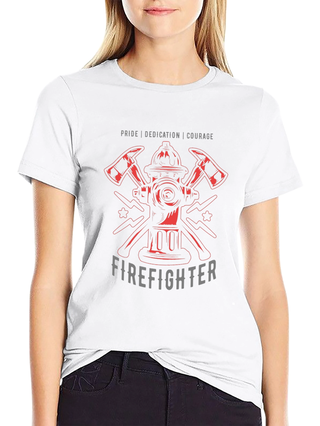 Firefighter Pride Tee - Courage Dedication