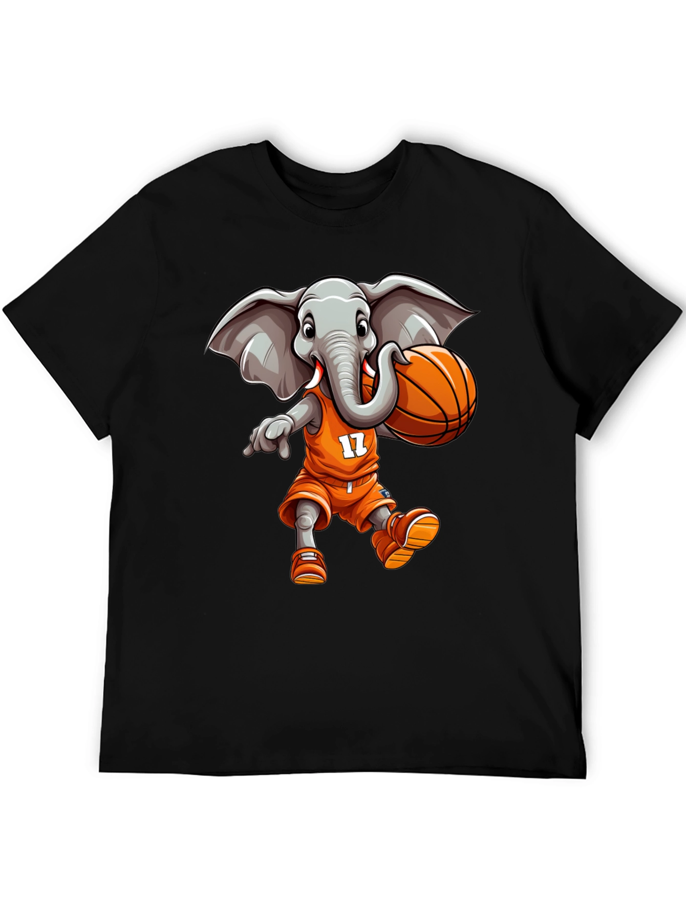 Elephant Basketball Player T-Shirt