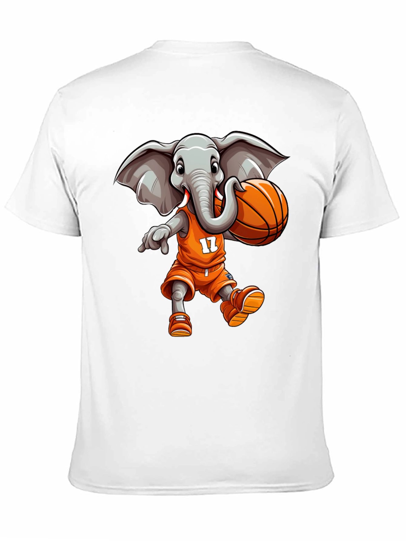 Elephant Basketball Player T-Shirt