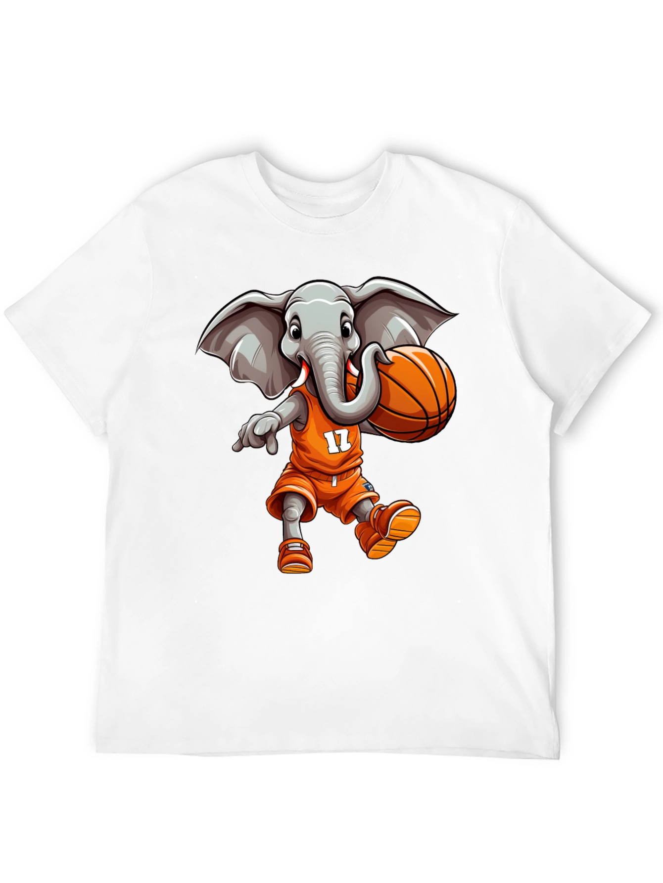 Elephant Basketball Player T-Shirt