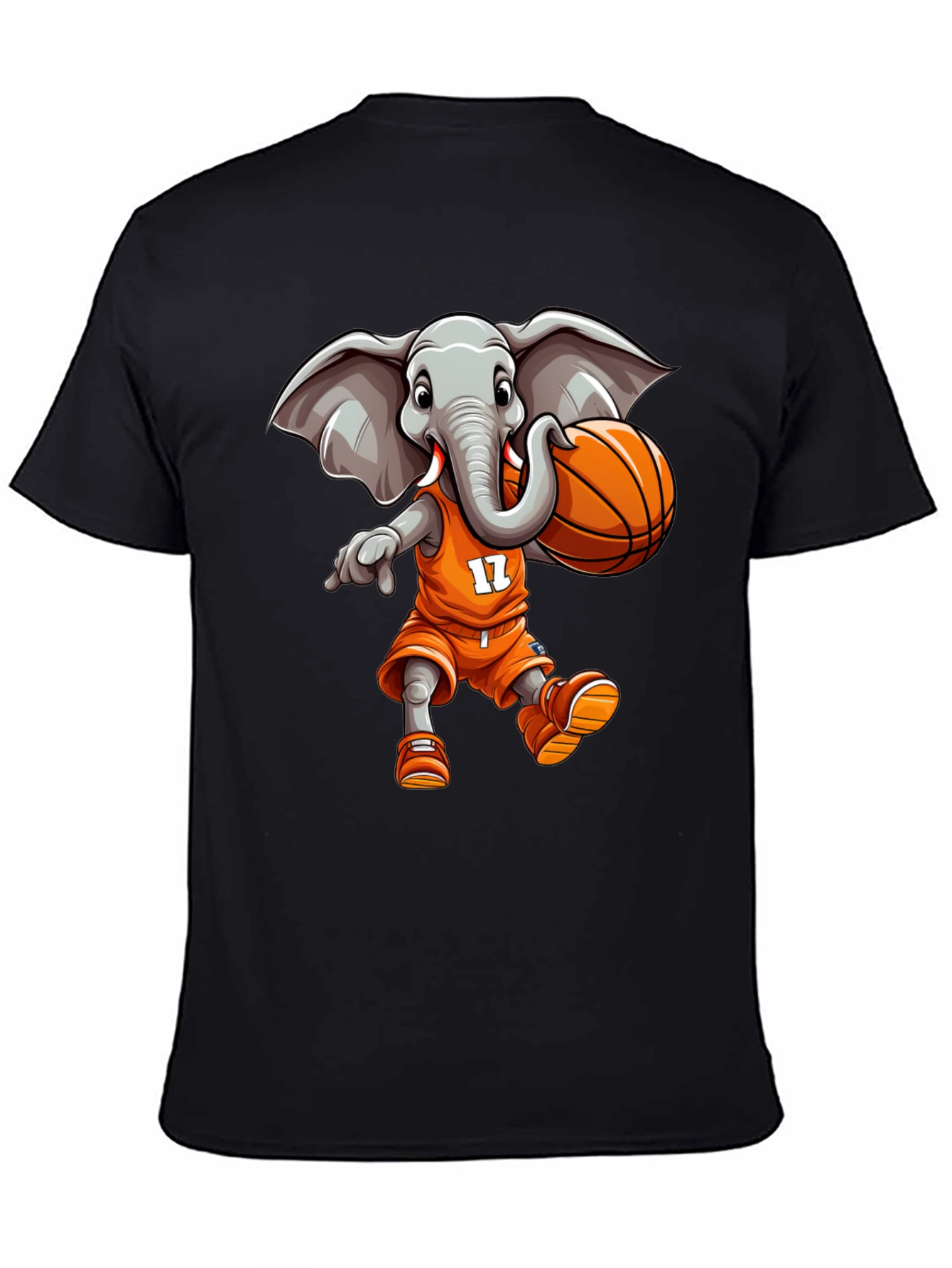 Elephant Basketball Player T-Shirt
