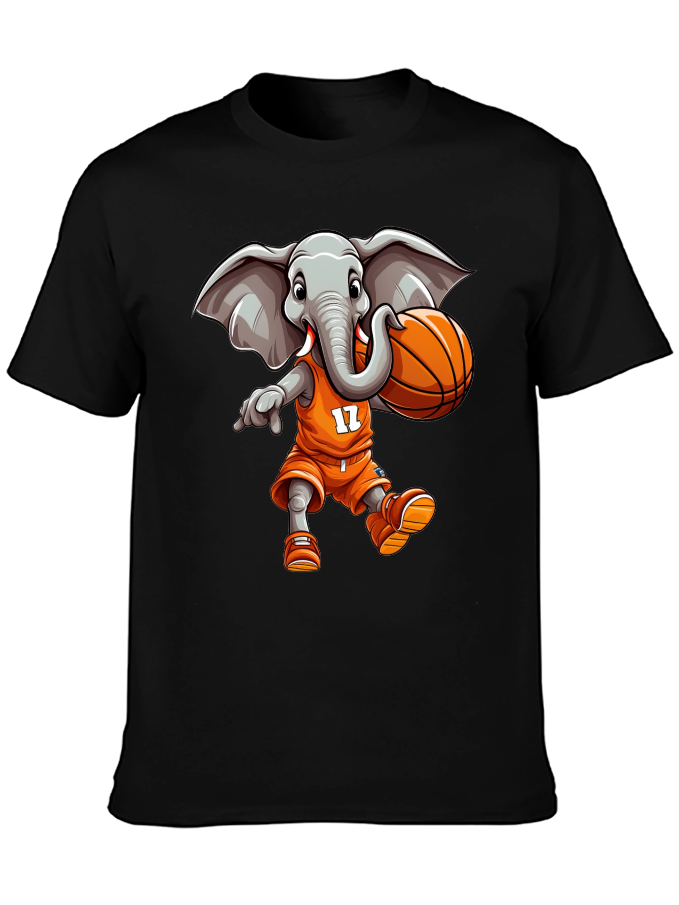 Elephant Basketball Player T-Shirt