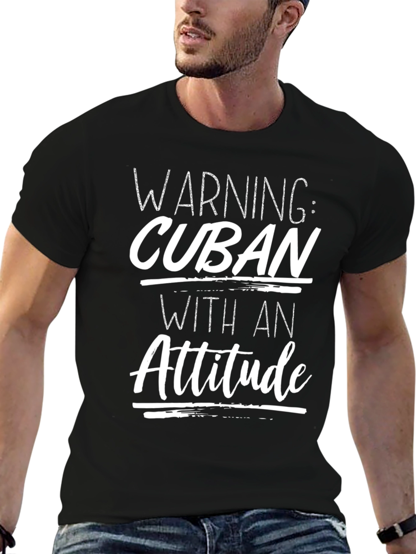 Warning: Cuban With An Attitude T-Shirt