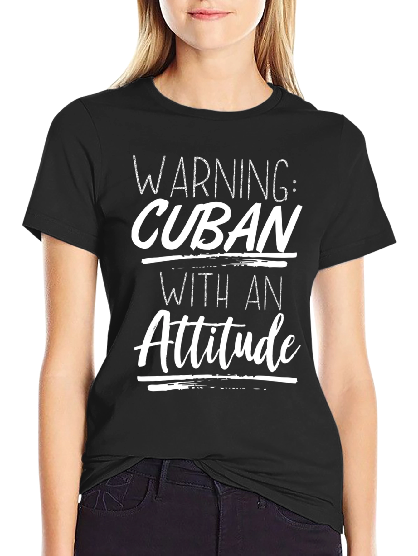 Warning: Cuban With An Attitude T-Shirt