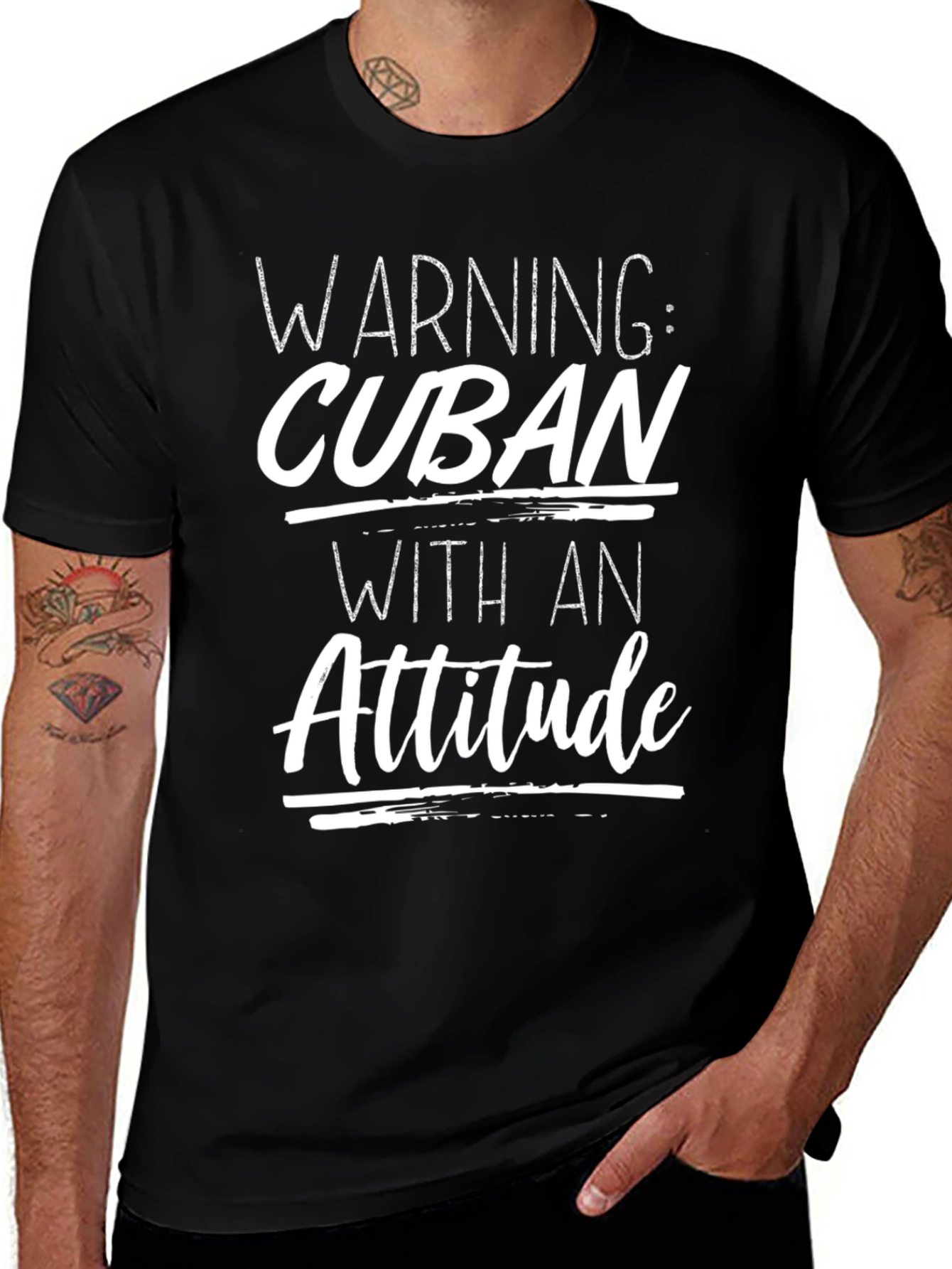 Warning: Cuban With An Attitude T-Shirt