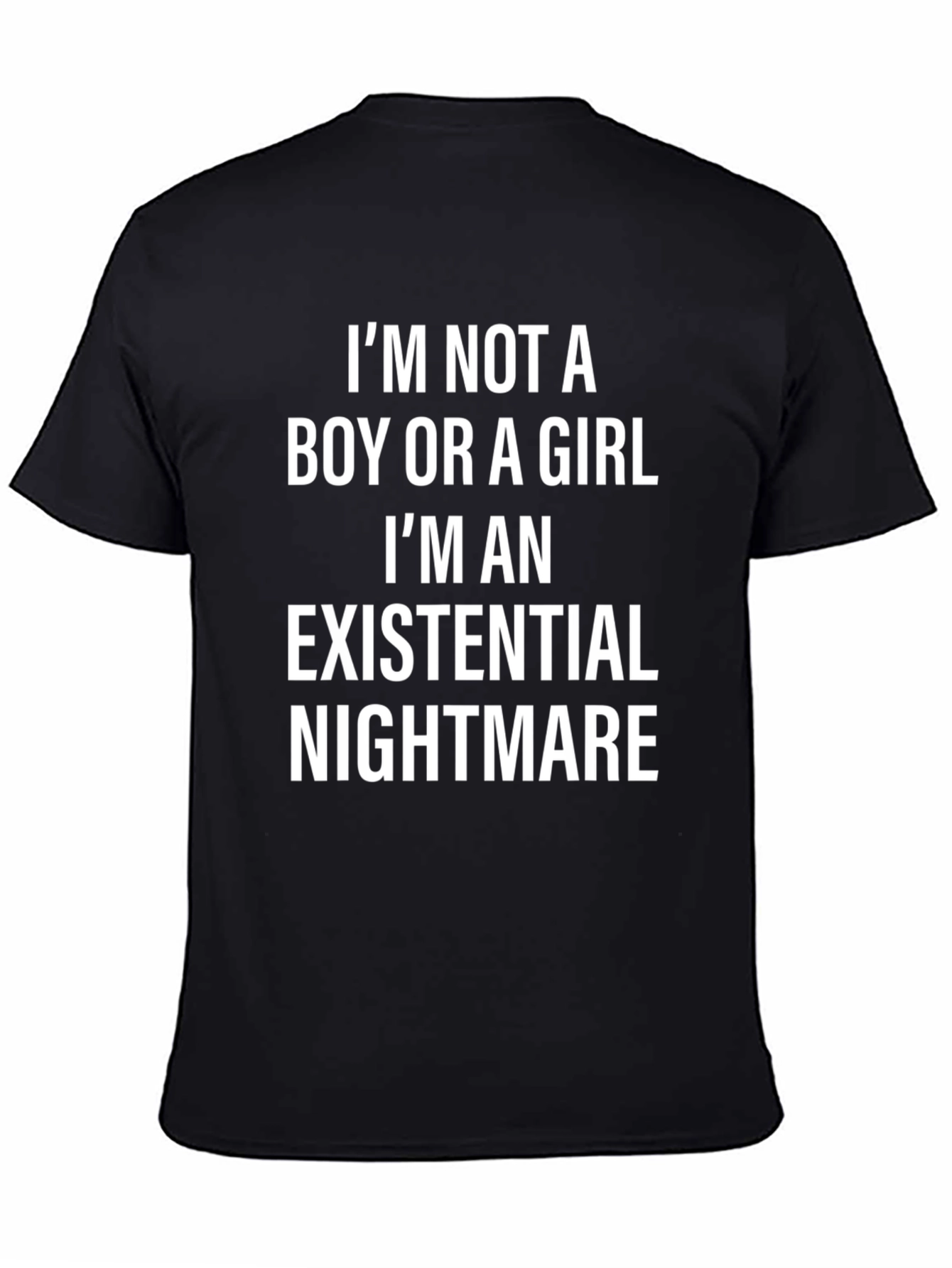 Existential Nightmare T-Shirt - Unisex Black Tee