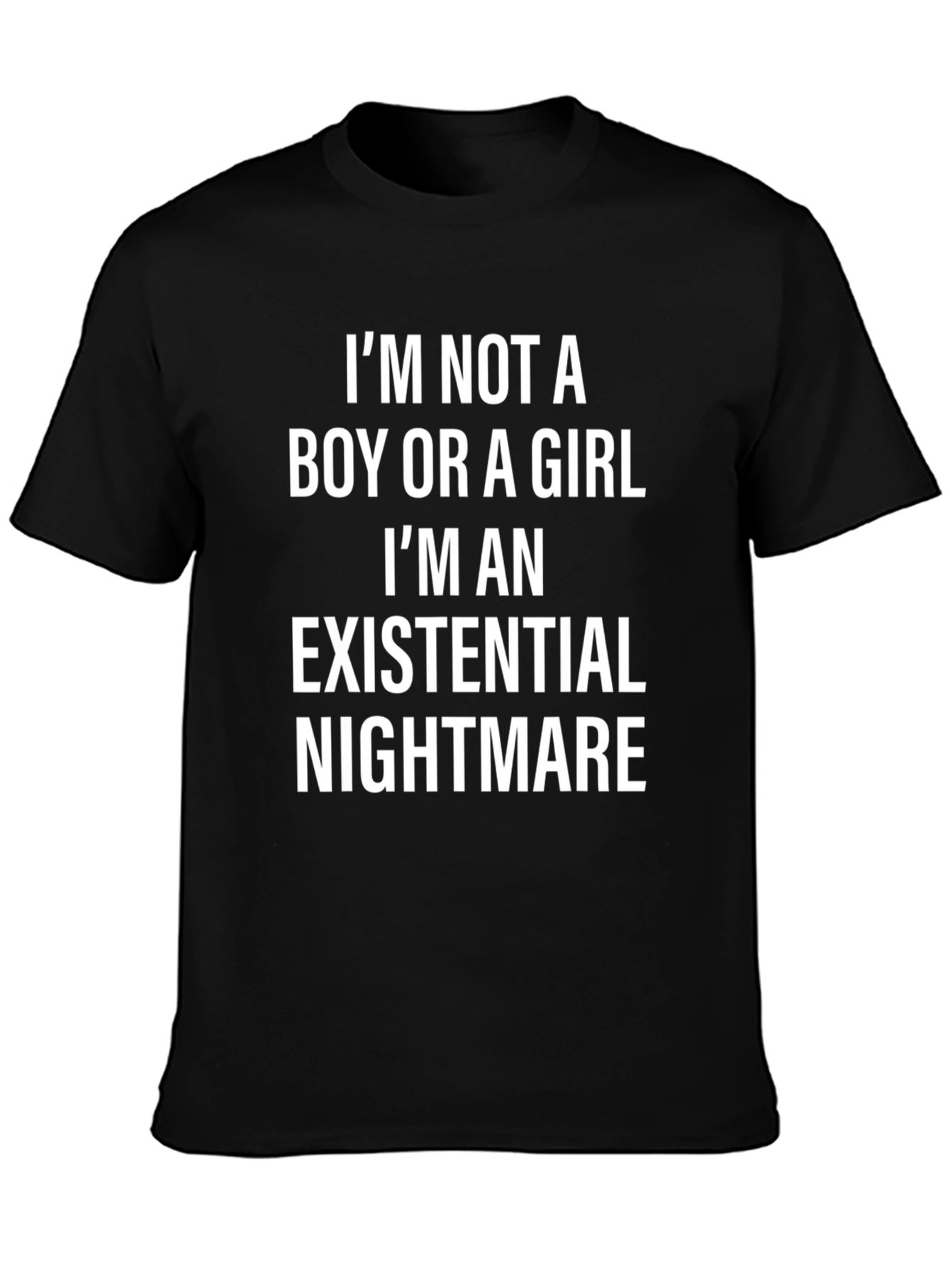 Existential Nightmare T-Shirt - Unisex Black Tee