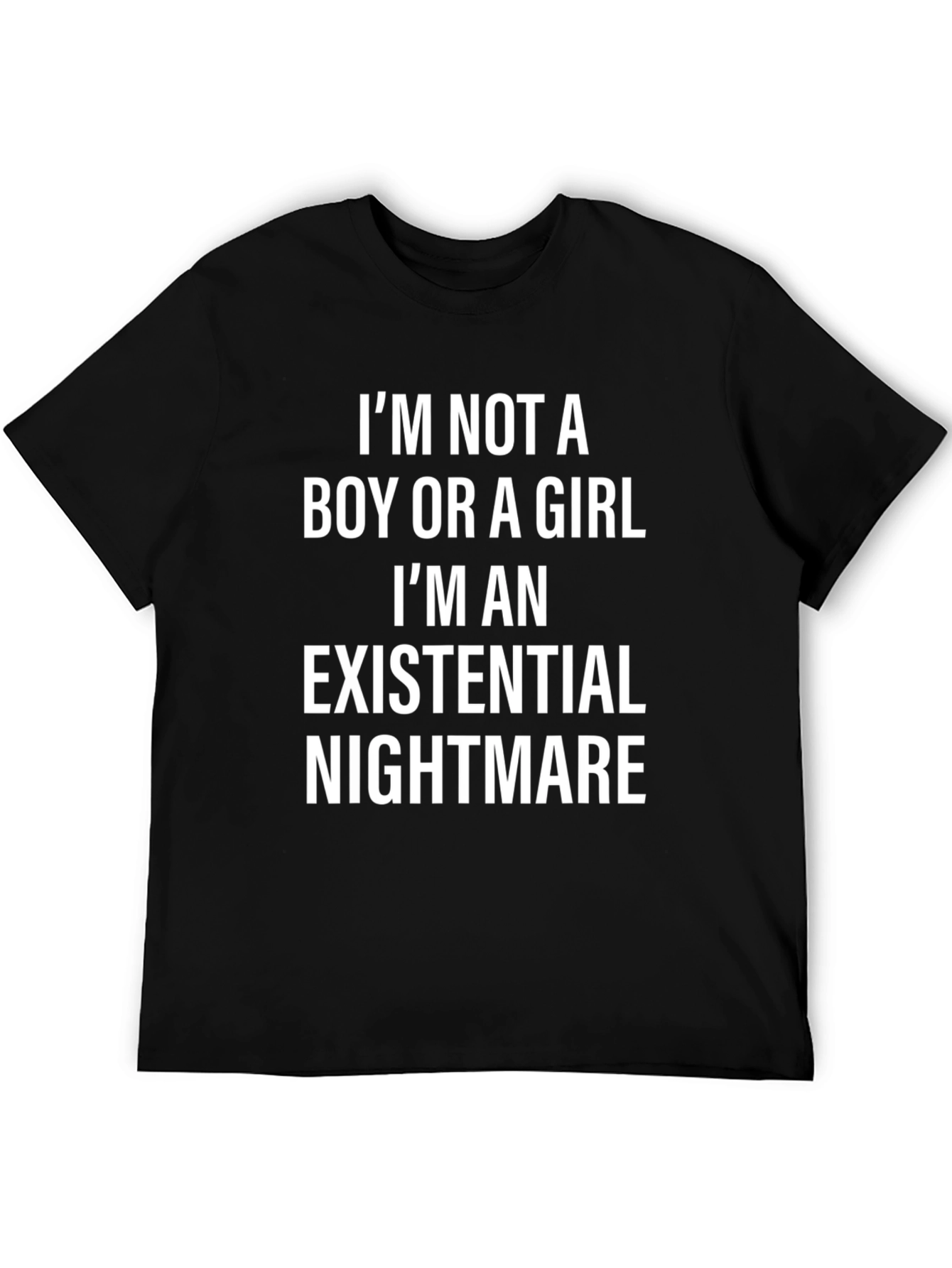 Existential Nightmare T-Shirt - Unisex Black Tee