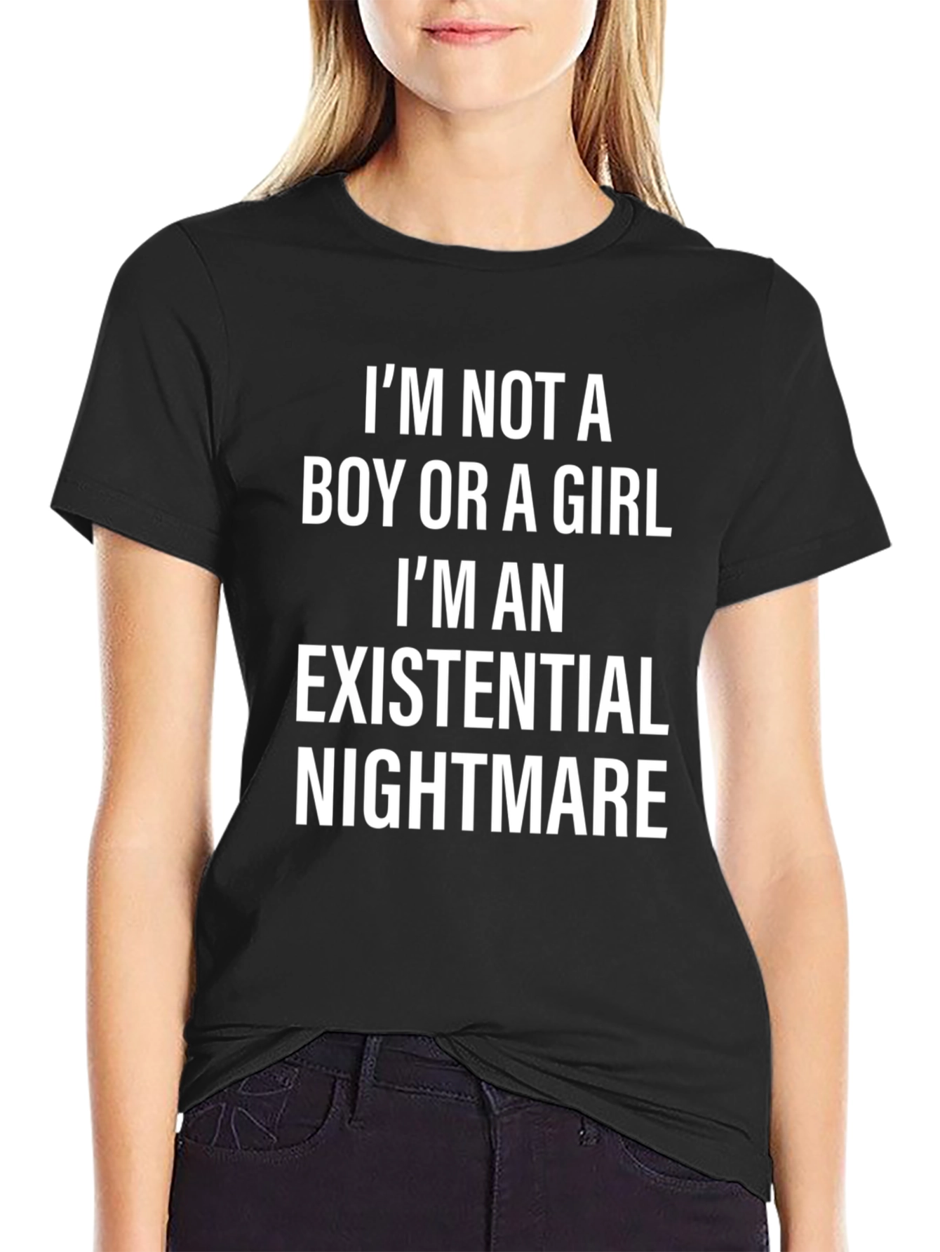 Existential Nightmare T-Shirt - Unisex Black Tee
