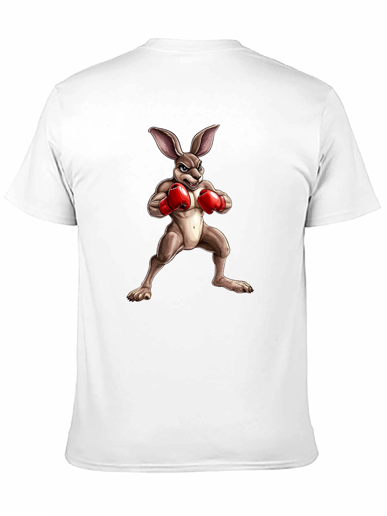 Boxing Bunny Graphic Tee - Black