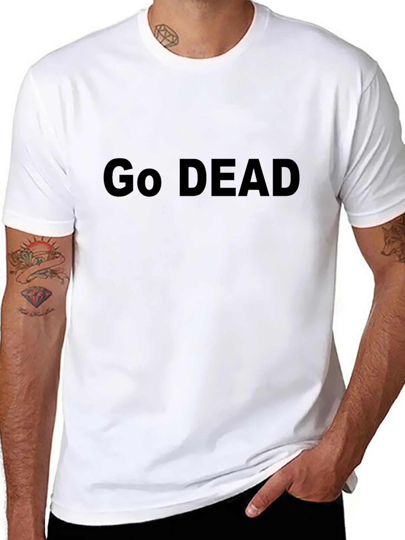 Go DEAD Graphic Tee - Black T-Shirt