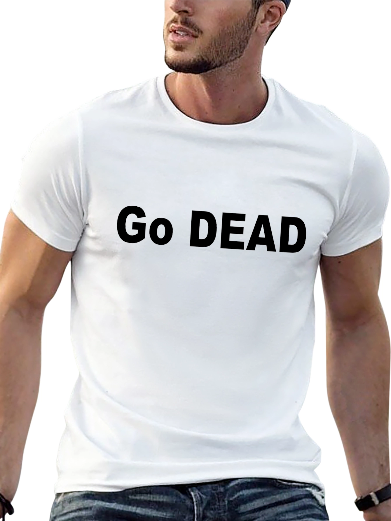 Go DEAD Graphic Tee - Black T-Shirt
