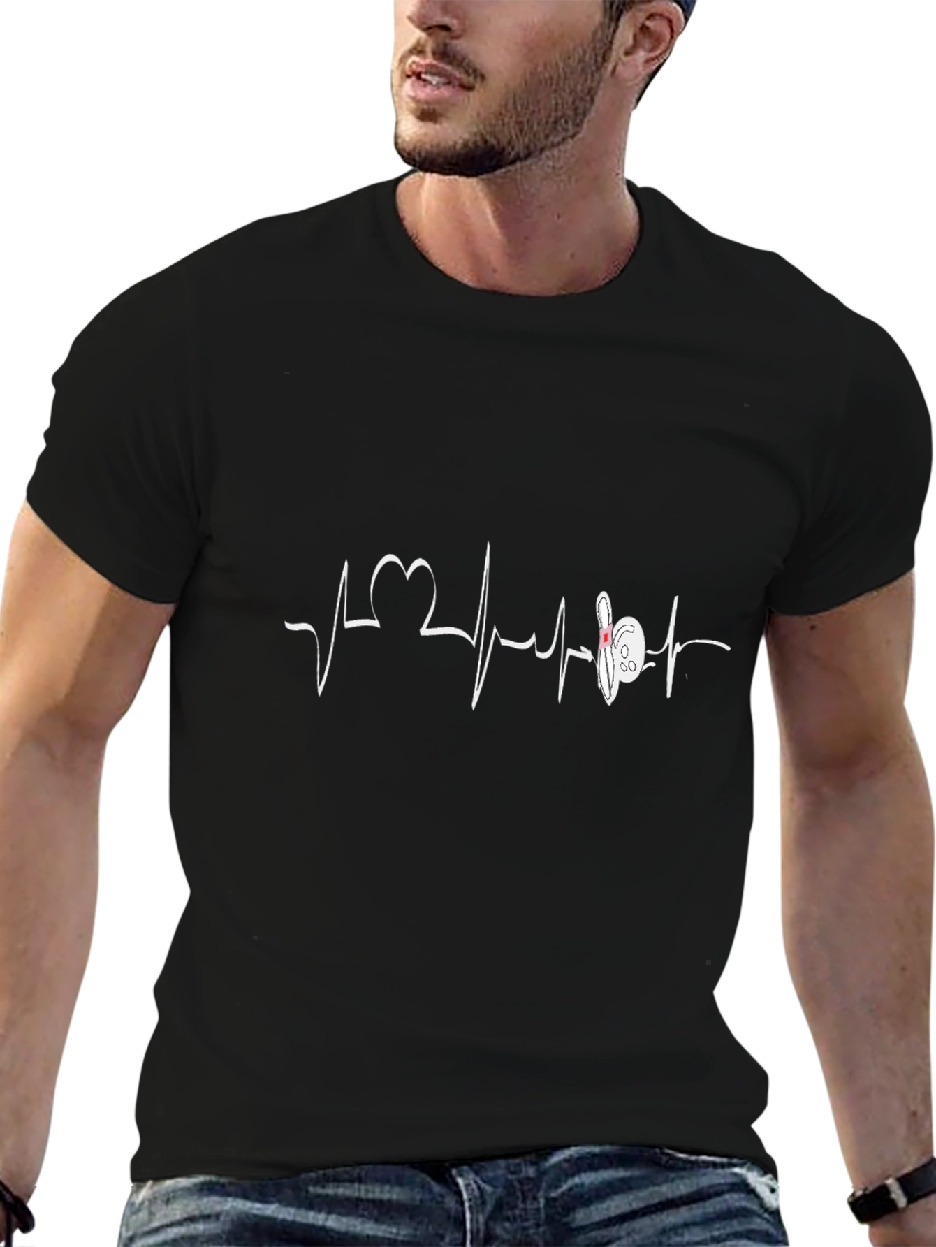 Bowling Heartbeat T-Shirt - Strike Up the Fun!