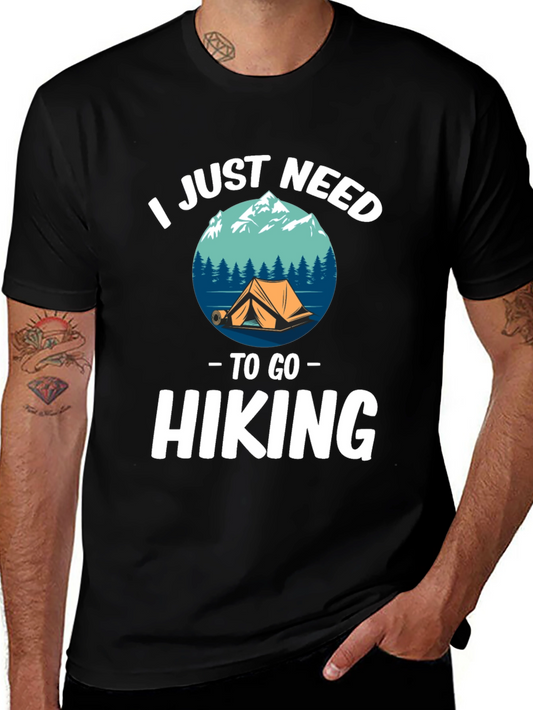 Hiking Graphic Tee - I Just Need To Go Hiking