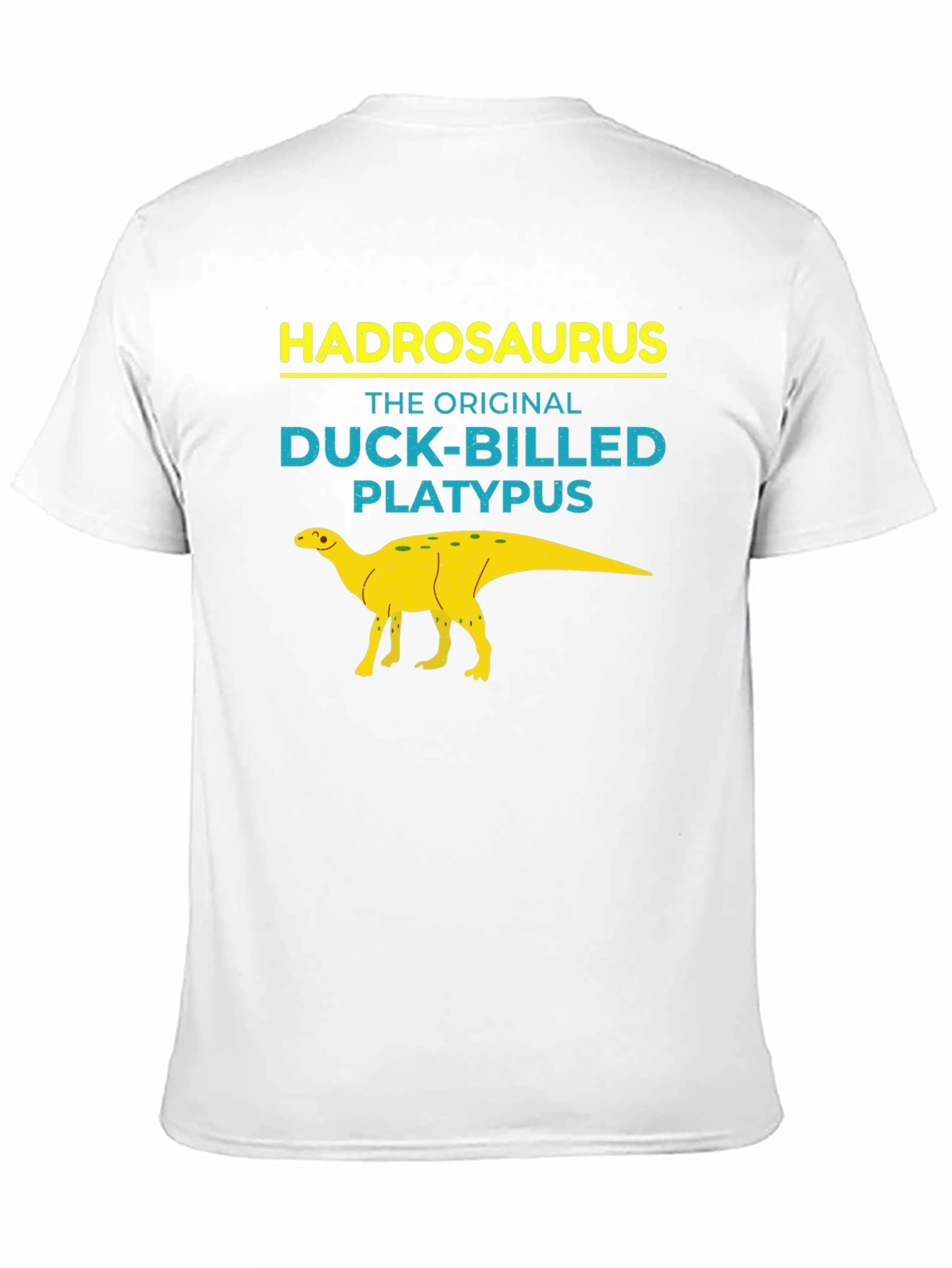 Hadrosaurus Duck-Billed Platypus Graphic T-Shirt