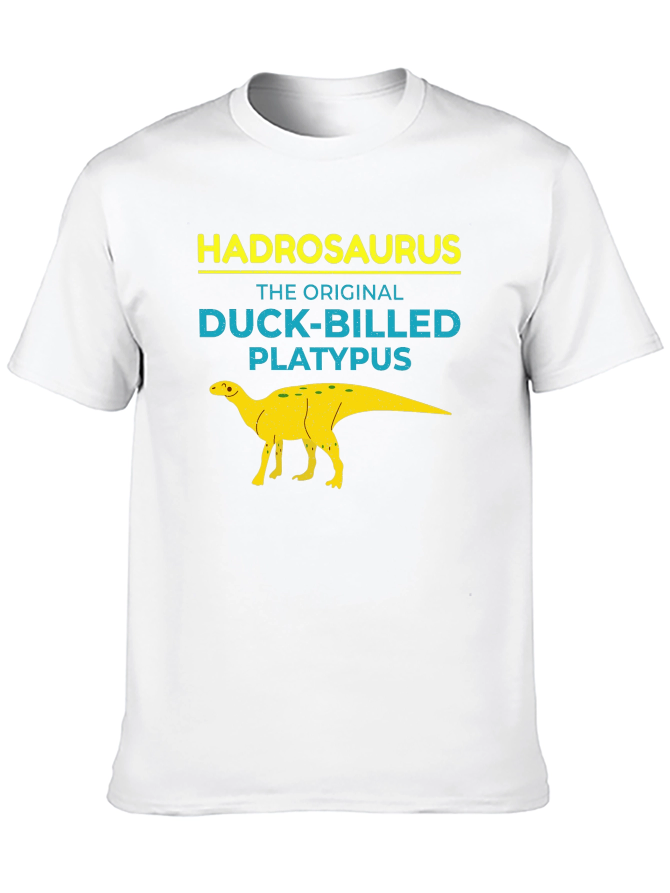 Hadrosaurus Duck-Billed Platypus Graphic T-Shirt