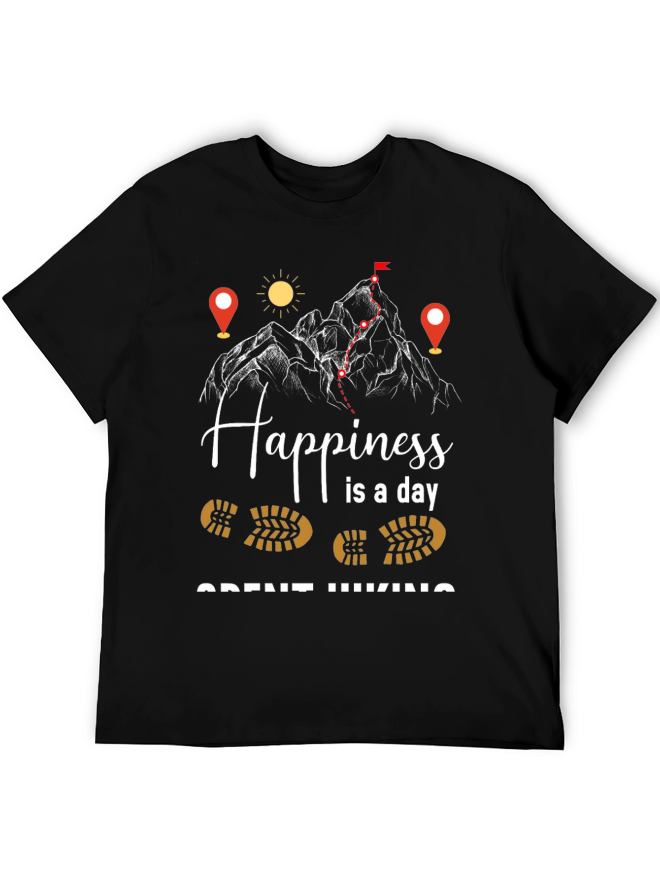 Hiking Happiness Graphic Tee - Adventure Awaits!