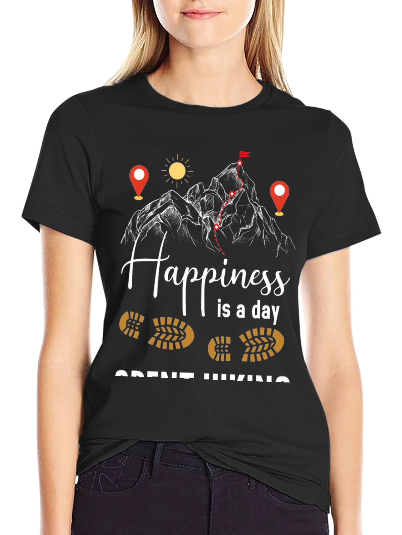 Hiking Happiness Graphic Tee - Adventure Awaits!
