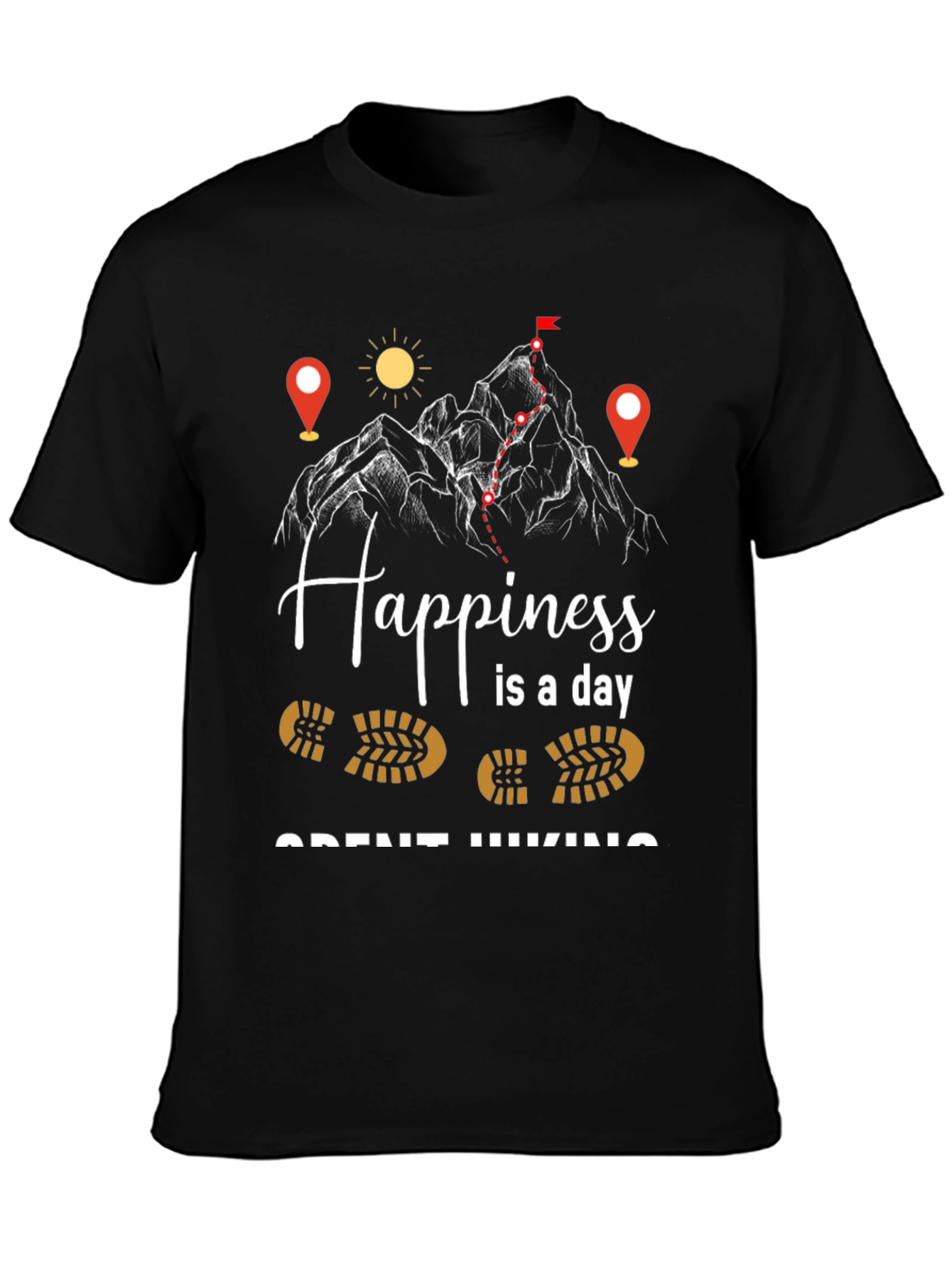Hiking Happiness Graphic Tee - Adventure Awaits!
