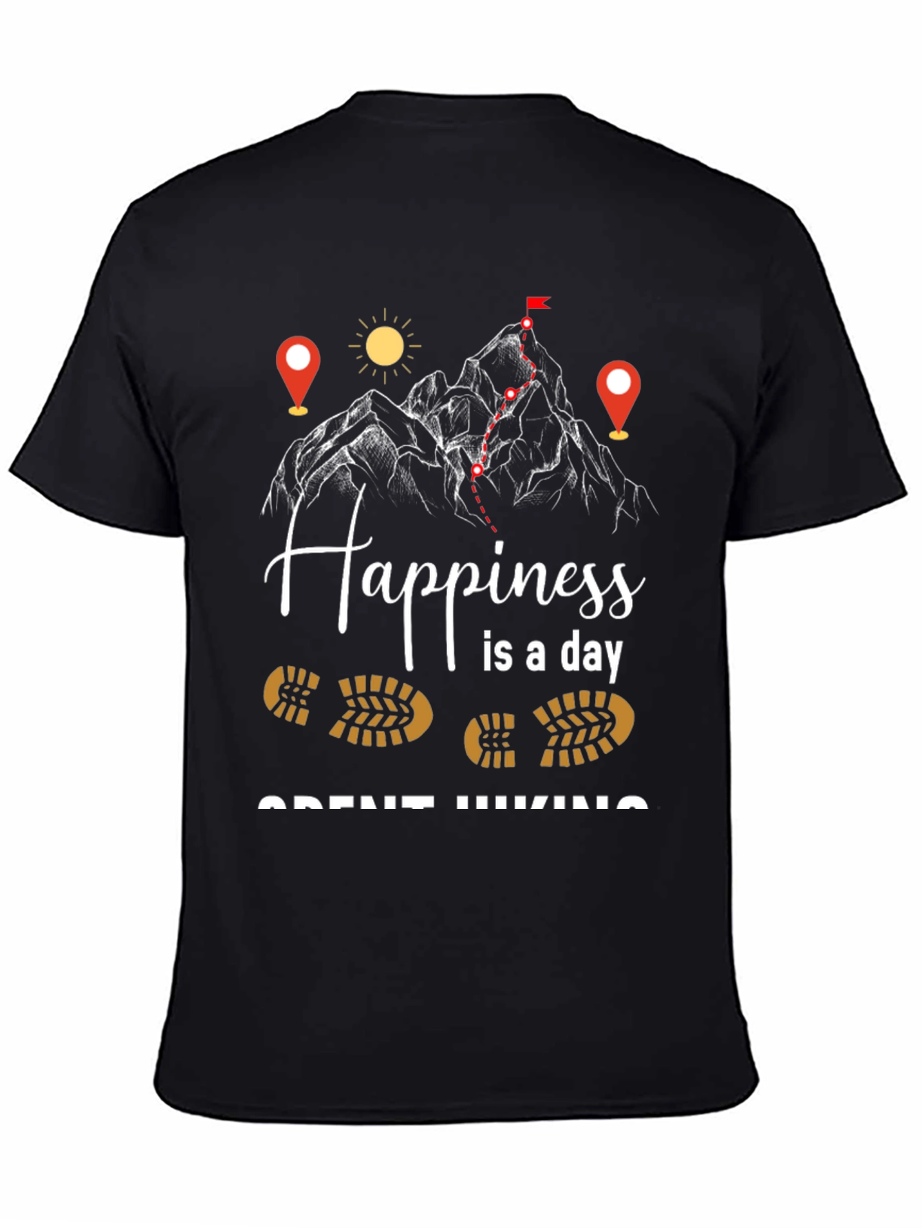 Hiking Happiness Graphic Tee - Adventure Awaits!