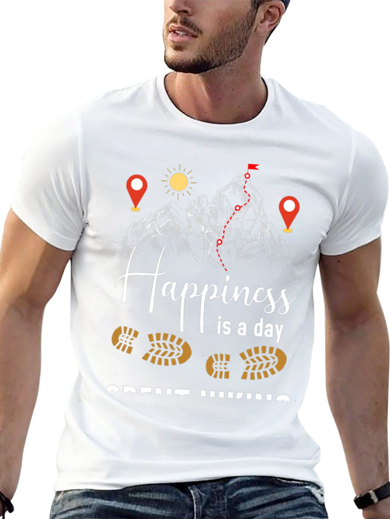 Hiking Happiness Graphic Tee - Adventure Awaits!