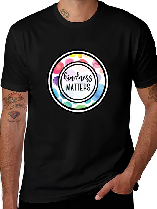 Kindness Matters Graphic Tee - Black
