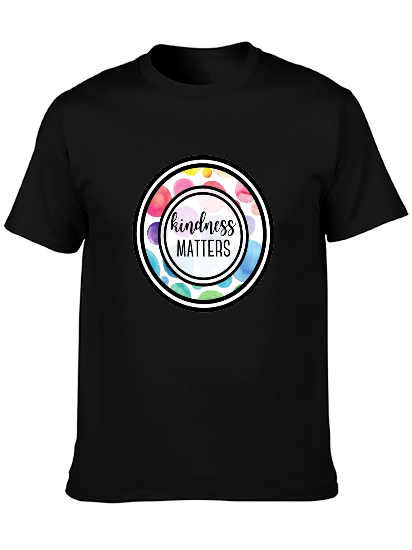 Kindness Matters Graphic Tee - Black