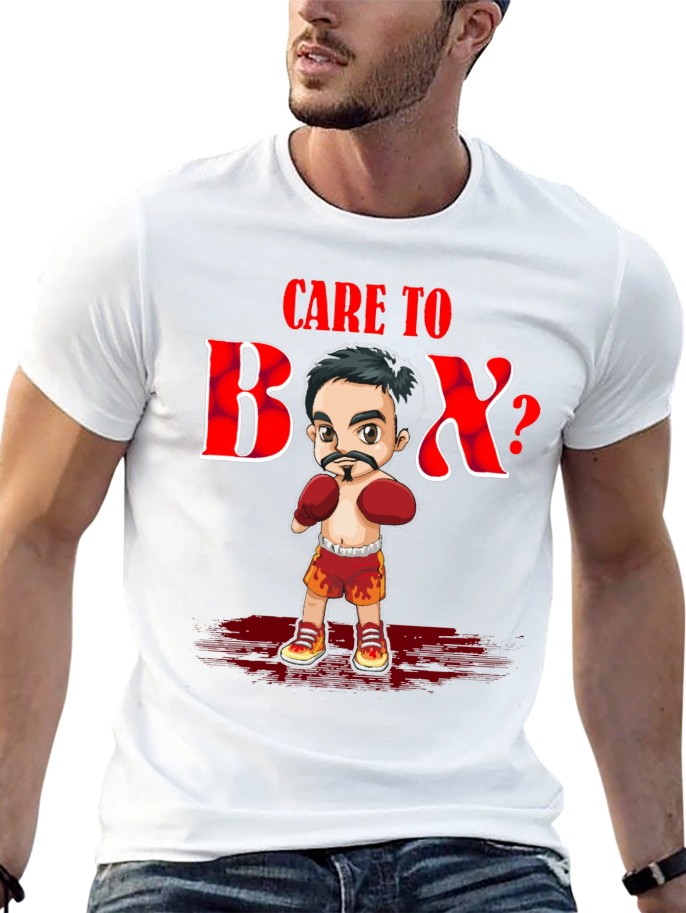 Care To Box T-Shirt - Black Graphic Tee