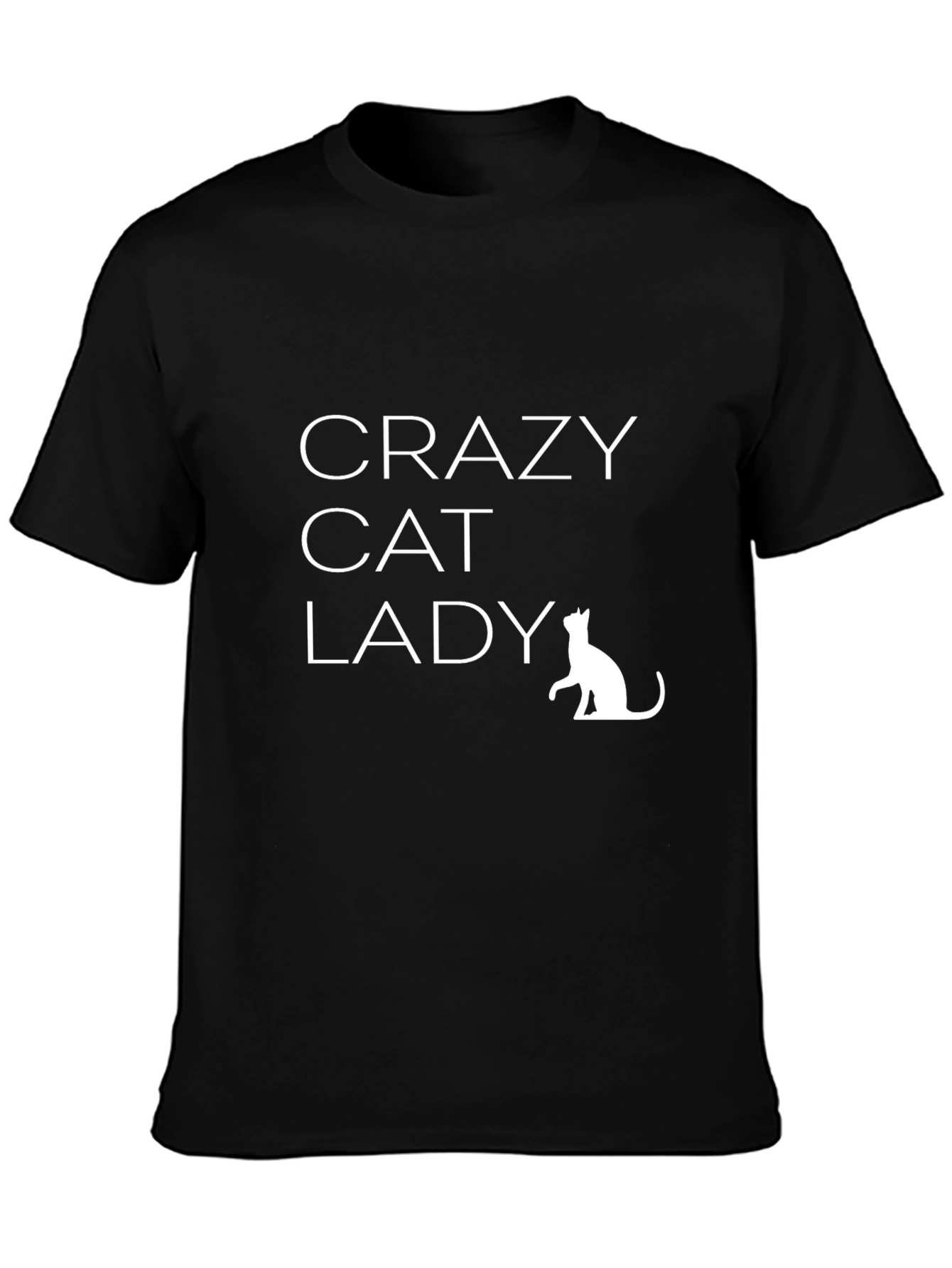 Crazy Cat Lady T-Shirt - Unisex Black Tee