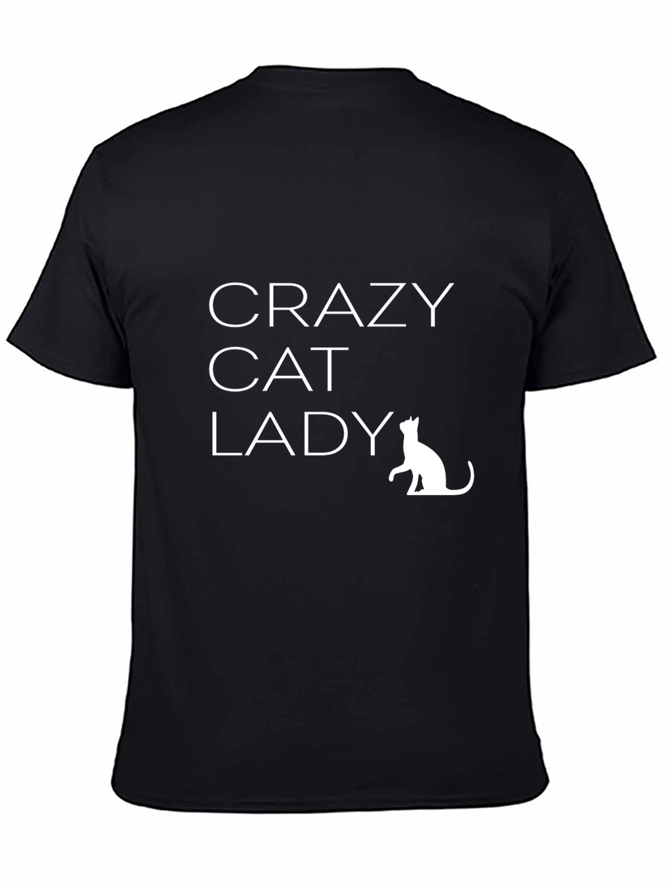 Crazy Cat Lady T-Shirt - Unisex Black Tee