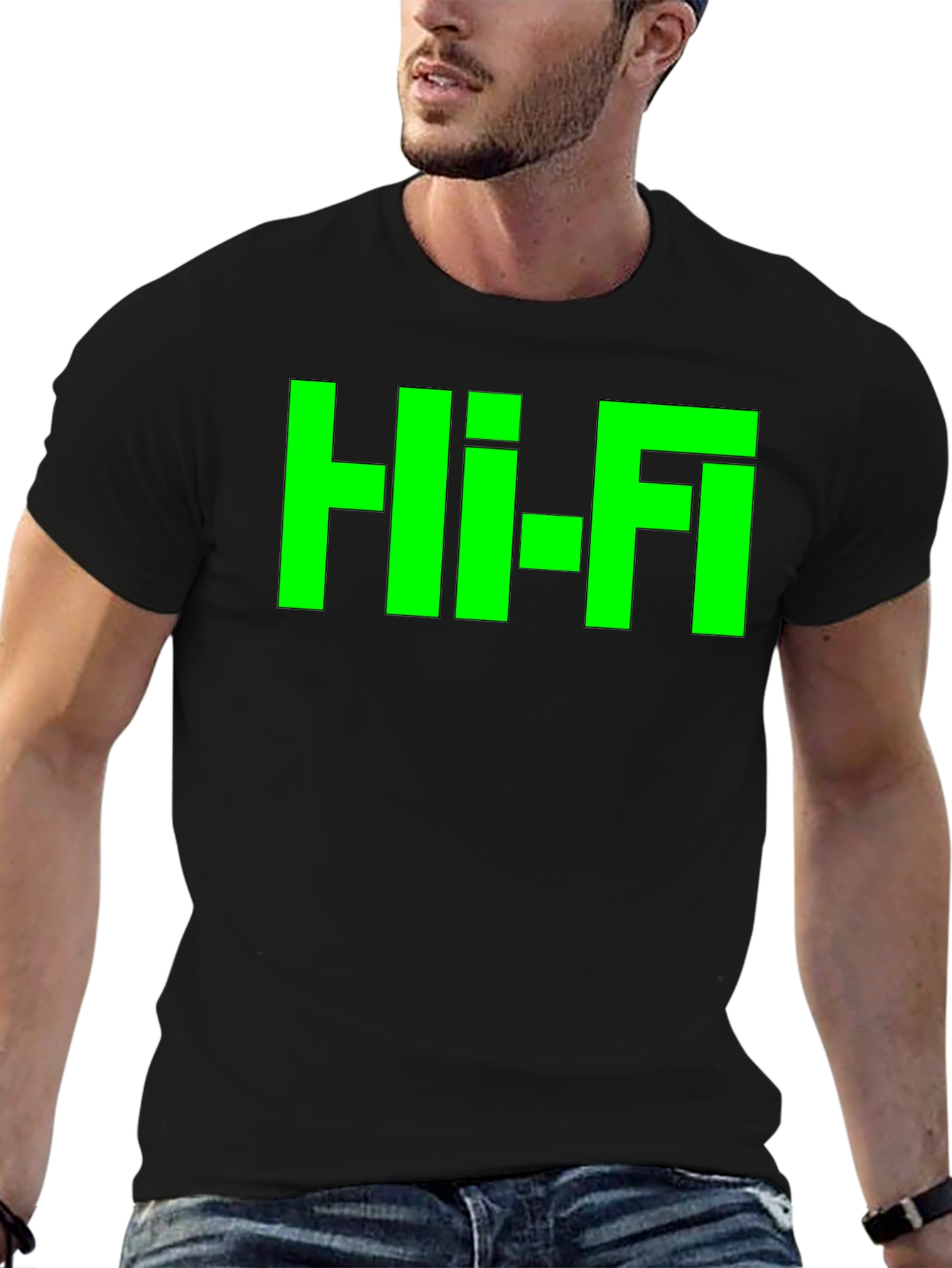 Hi-Fi Graphic Tee - Retro Style