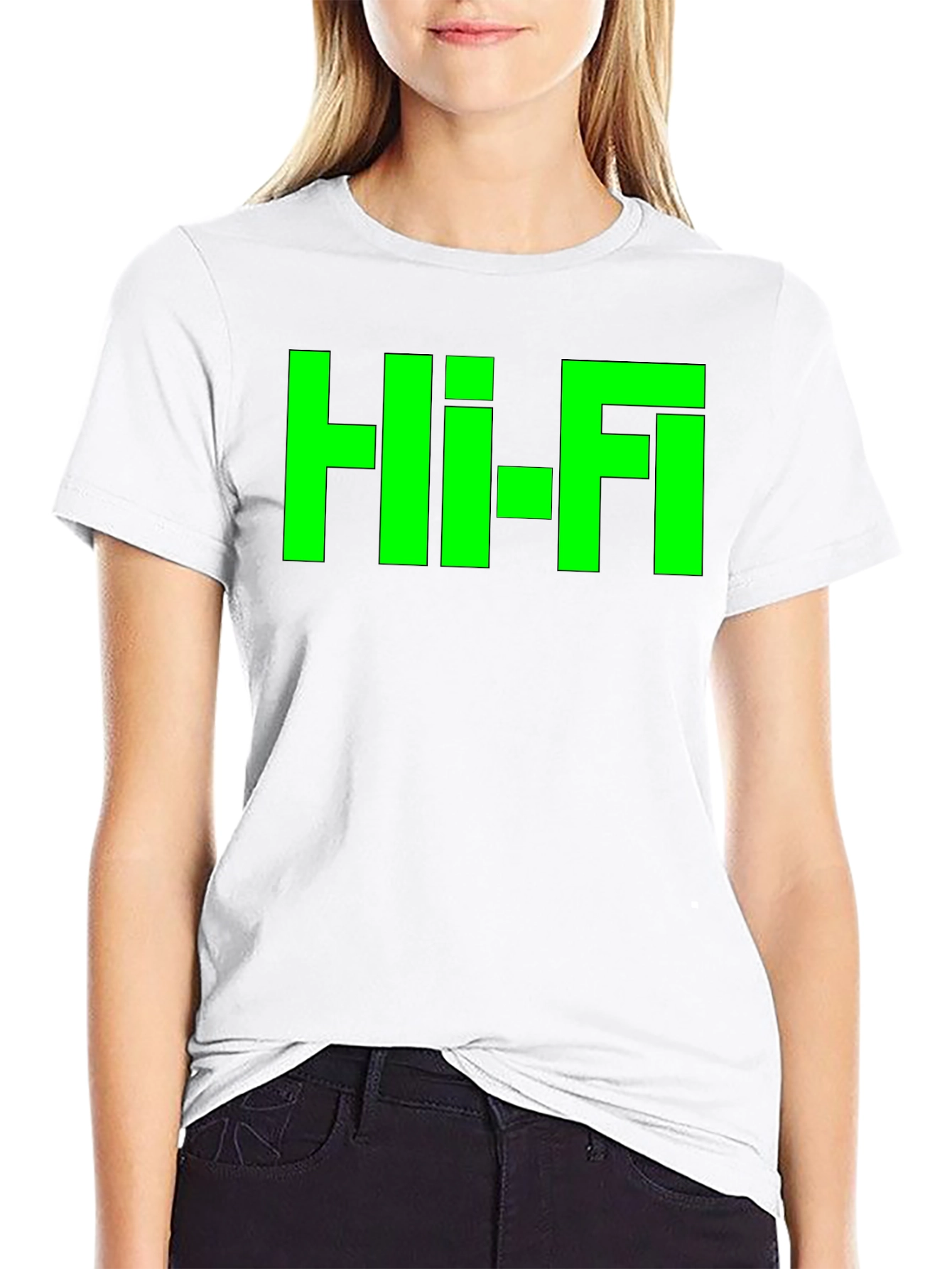 Hi-Fi Graphic Tee - Retro Style