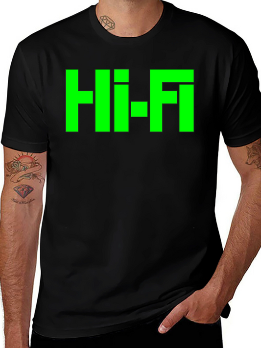 Hi-Fi Graphic Tee - Retro Style