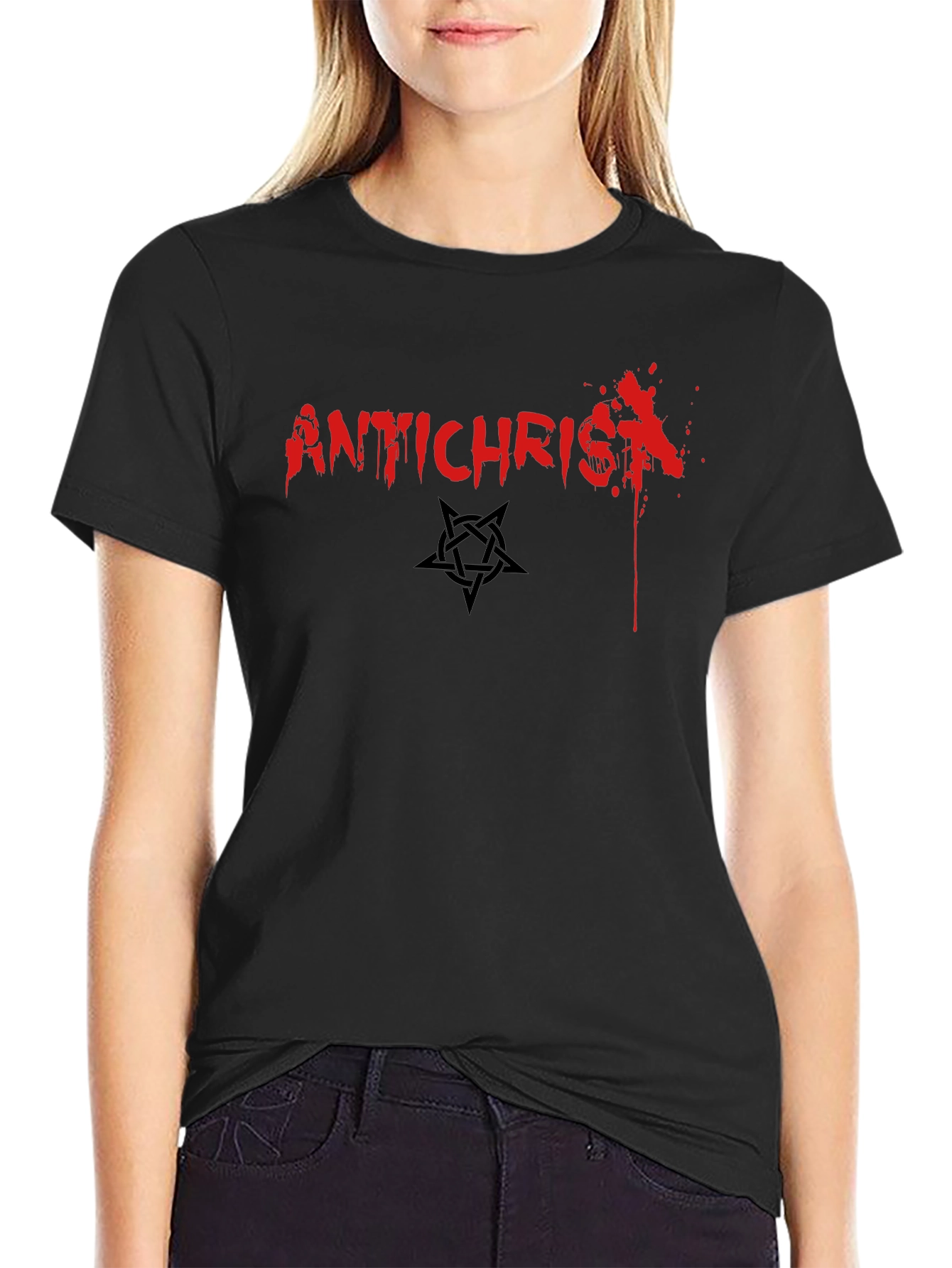 Antichrist Graphic Tee - Bold Statement T-Shirt